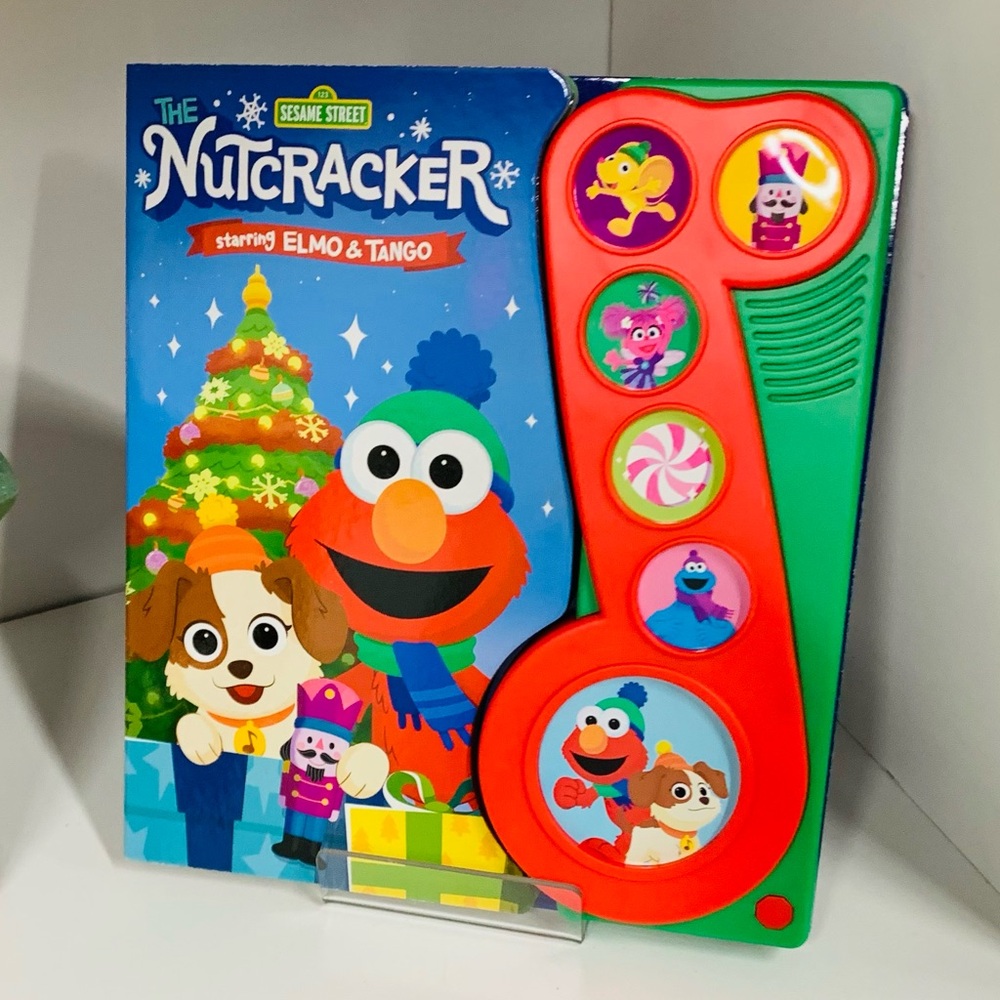 Sesame Street Nutcracker Sound Book with Elmo & Tango - Red and Green